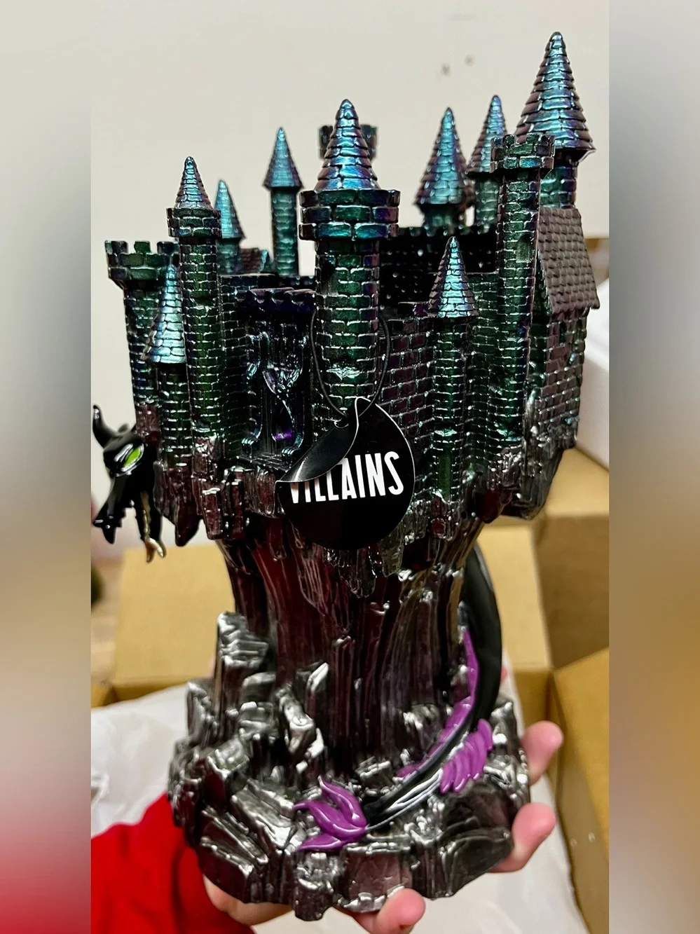 Disney Villains x Bath & Body Works Maleficent Castle 3 Wick Candle Pedestal